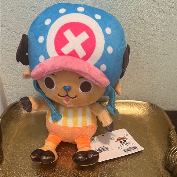 One Piece Anime Push Toy Collection Other - #1658+ Blue & Pink Plush Character Chopper Stuffed Toy Tony Tony